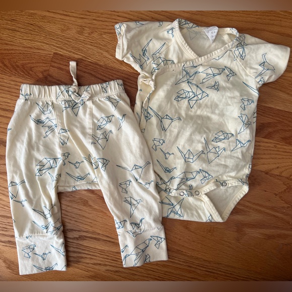 6 months kate Quinn organics origami crane cotton set - Picture 1 of 5